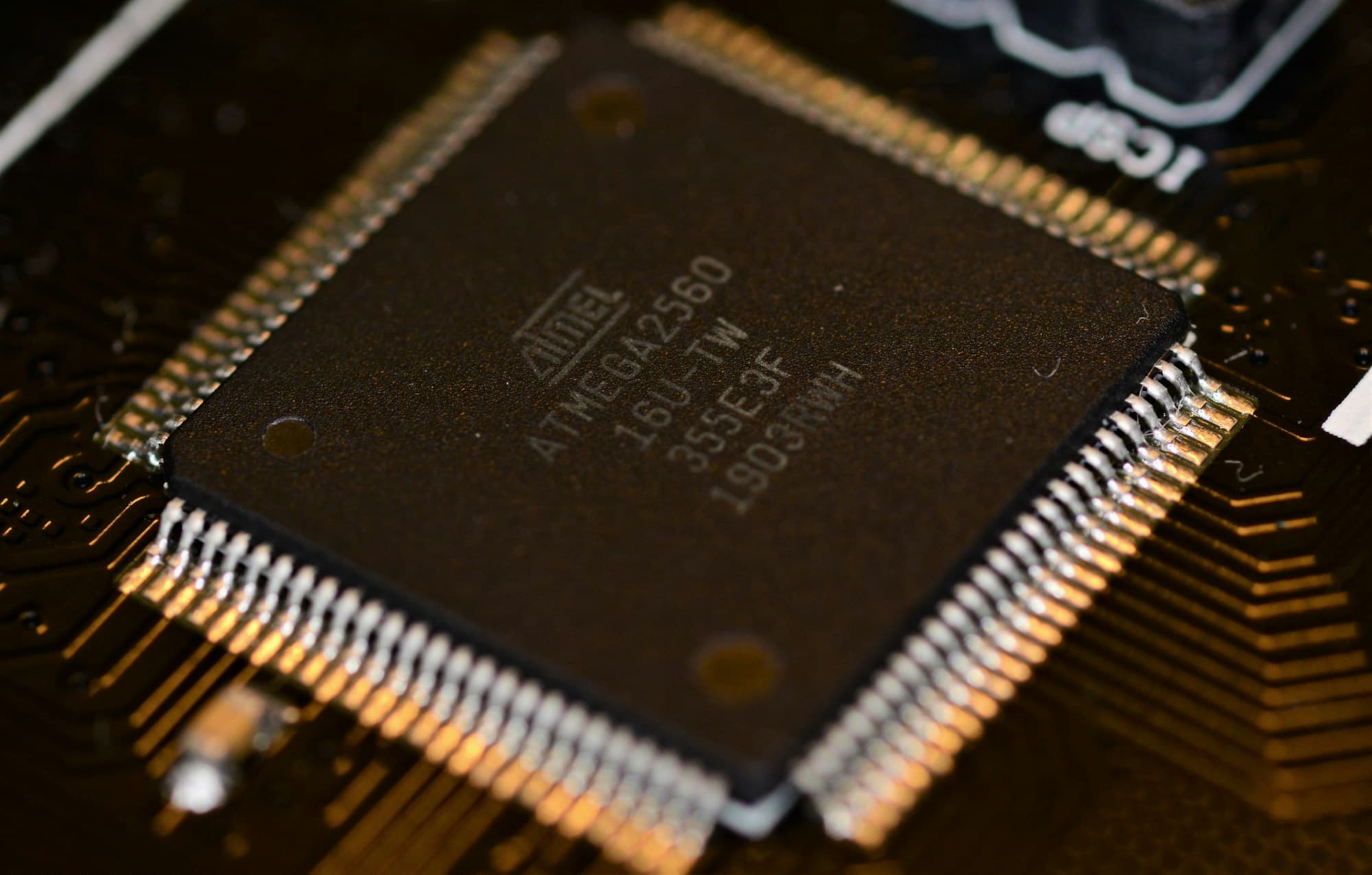 Close-up of a high-performance computing chip